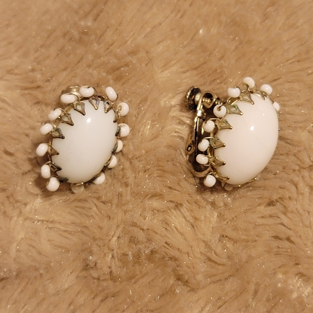Miriam Haskell (maybe?) Earrings